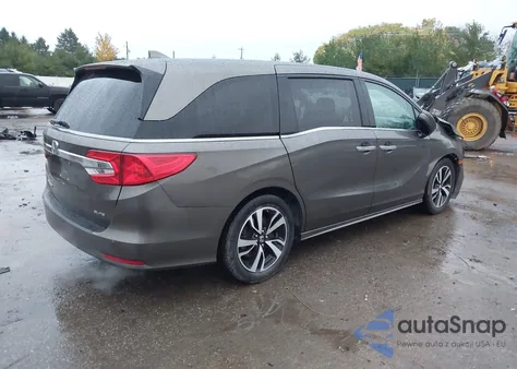 2018 Honda Odyssey Elite from USA, damaged, VIN 5FNRL6H94JB054974